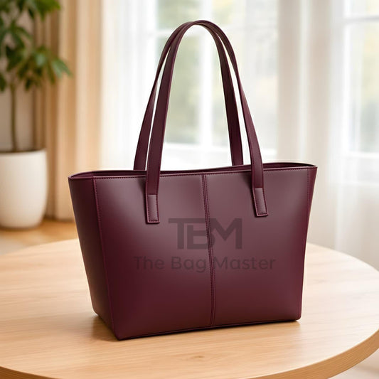 TBM Signature Maroon Tote | Premium Durability & Elegant Design 👜🔥