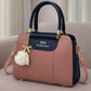TBM The Bag Master Luxury Handbag – Elegant Two-Tone Designer Tote for Women (Seven Colors)