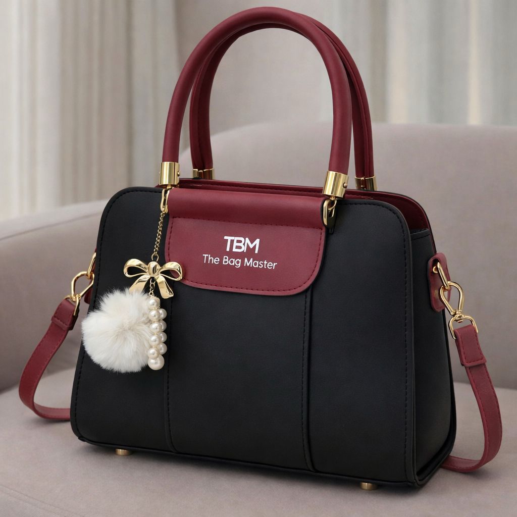 TBM The Bag Master Luxury Handbag – Elegant Two-Tone Designer Tote for Women (Seven Colors)
